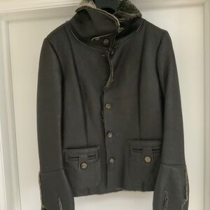 Jey Cole Man Cantiere Donna natural Shearing jacket size 6